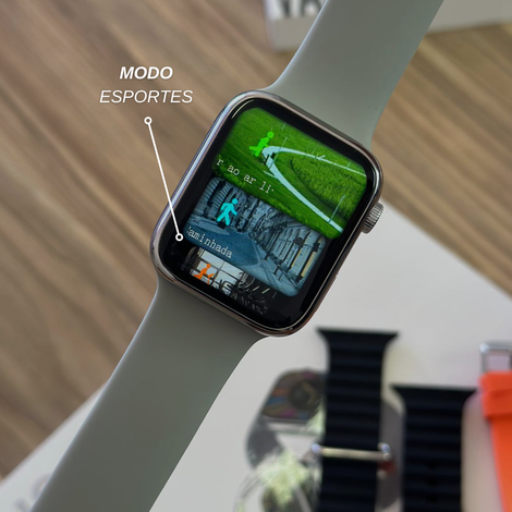 H9 – Smartwatch Com Capa e 3 Pulseiras