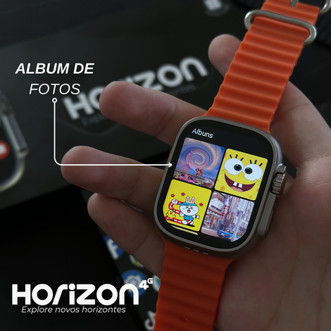 WearZone Horizon | Celular de Pulso 4G | 2Gb de Ram e 16Gb de Armazenamento