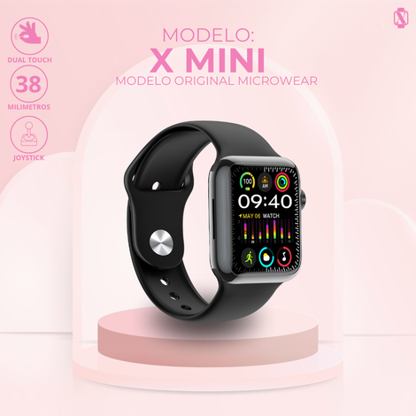 X-Mini Microwear 38mm | Menor Smartwatch do Mercado | 2° Geração, motion game e Apresentação Premium