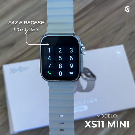 XS11 Ultra Mini 44mm| Smartwatch Mini, Função 2 Gestos, Custo-Benefício